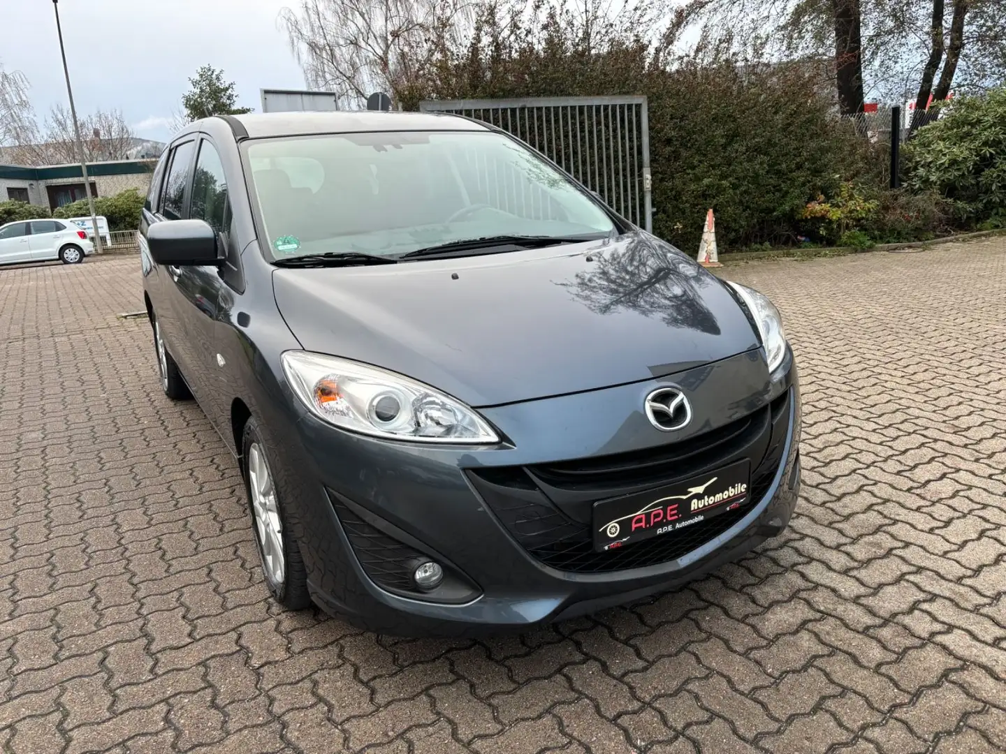 Mazda 5 Center-Line 7 Sitzer 60.000km TÜV NEU Gris - 1