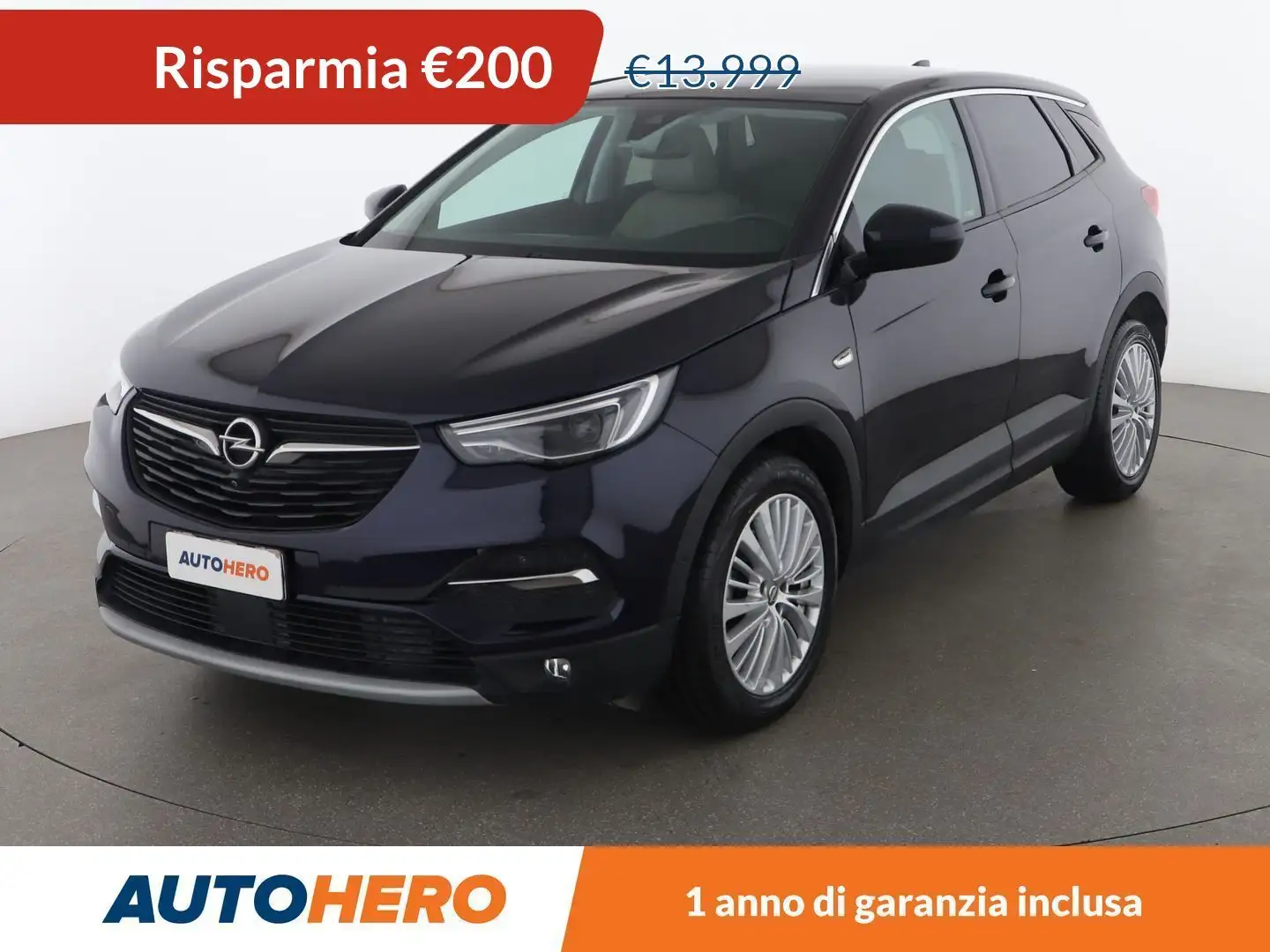 Opel Grandland X 1.2 Turbo Innovation 130 CV Blu/Azzurro - 1