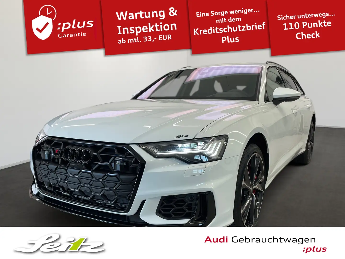 Audi S6 Avant 3.0 TDI quattro *AHK*B&O*HEAD-UP* Blanco - 1
