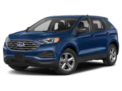 Blue 2022 Ford Edge SE AWD SUV / Crossover All-Wheel Drive 8-Speed Automatic