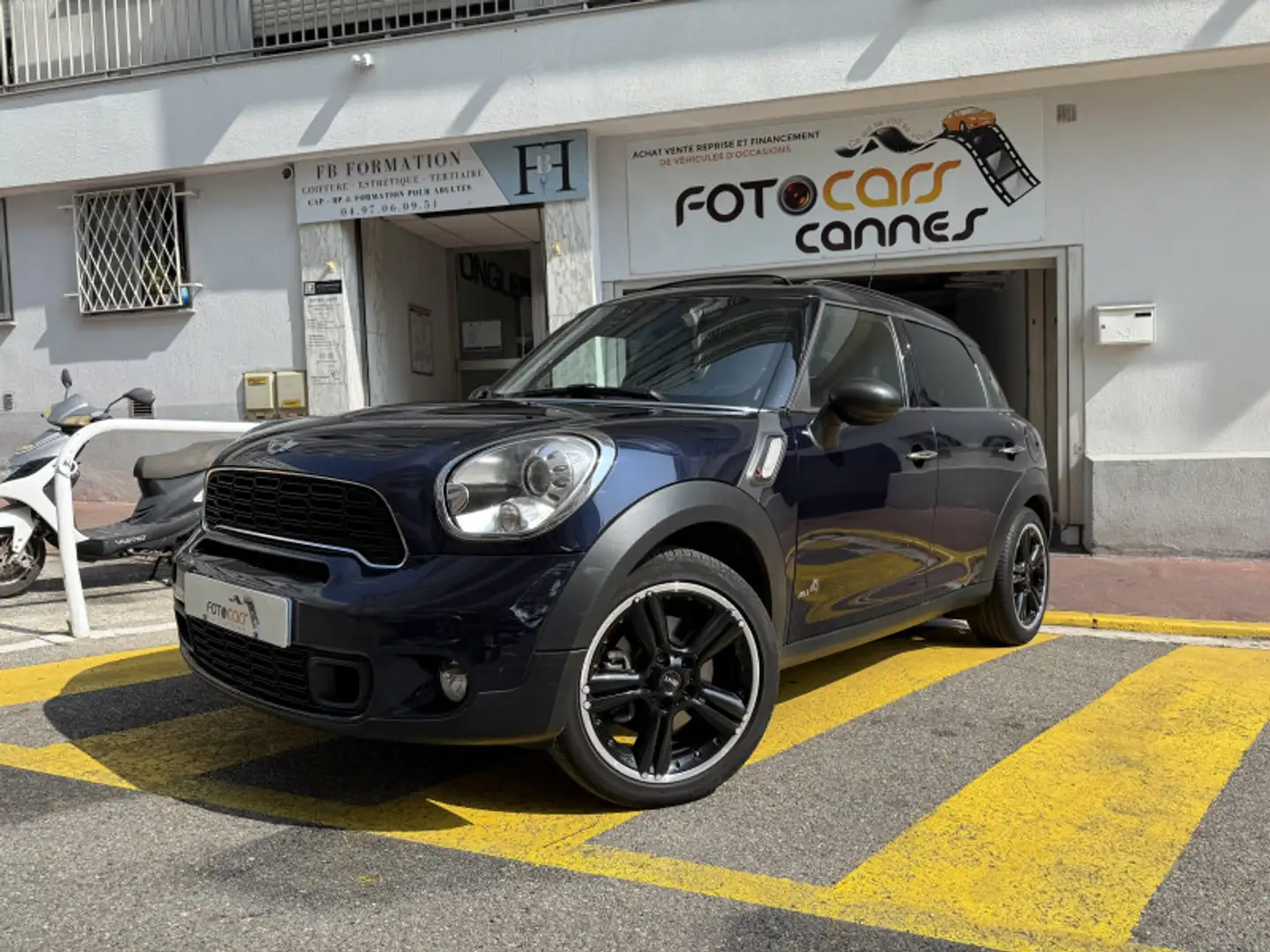 MINI Countryman C COOPER S 184CH PACK RED HOT CHILI ALL4 BVA Bleu - 1
