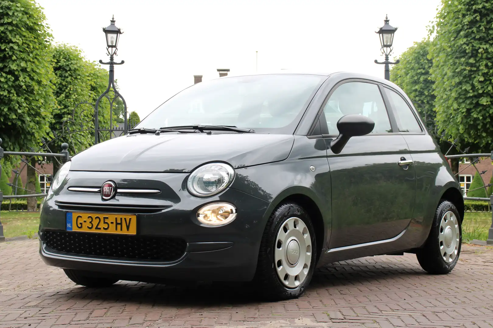 Fiat 500 1.2 Young | NL-AUTO! | DEALER OH! | NAVI (APPLE CA Gris - 1