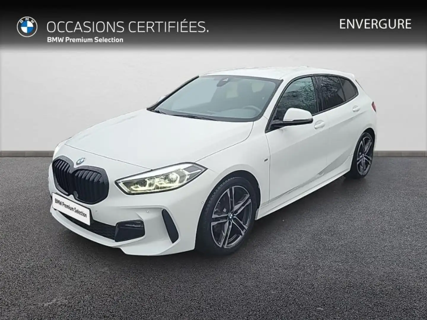 BMW 118 118dA 150ch M Sport Blanc - 1