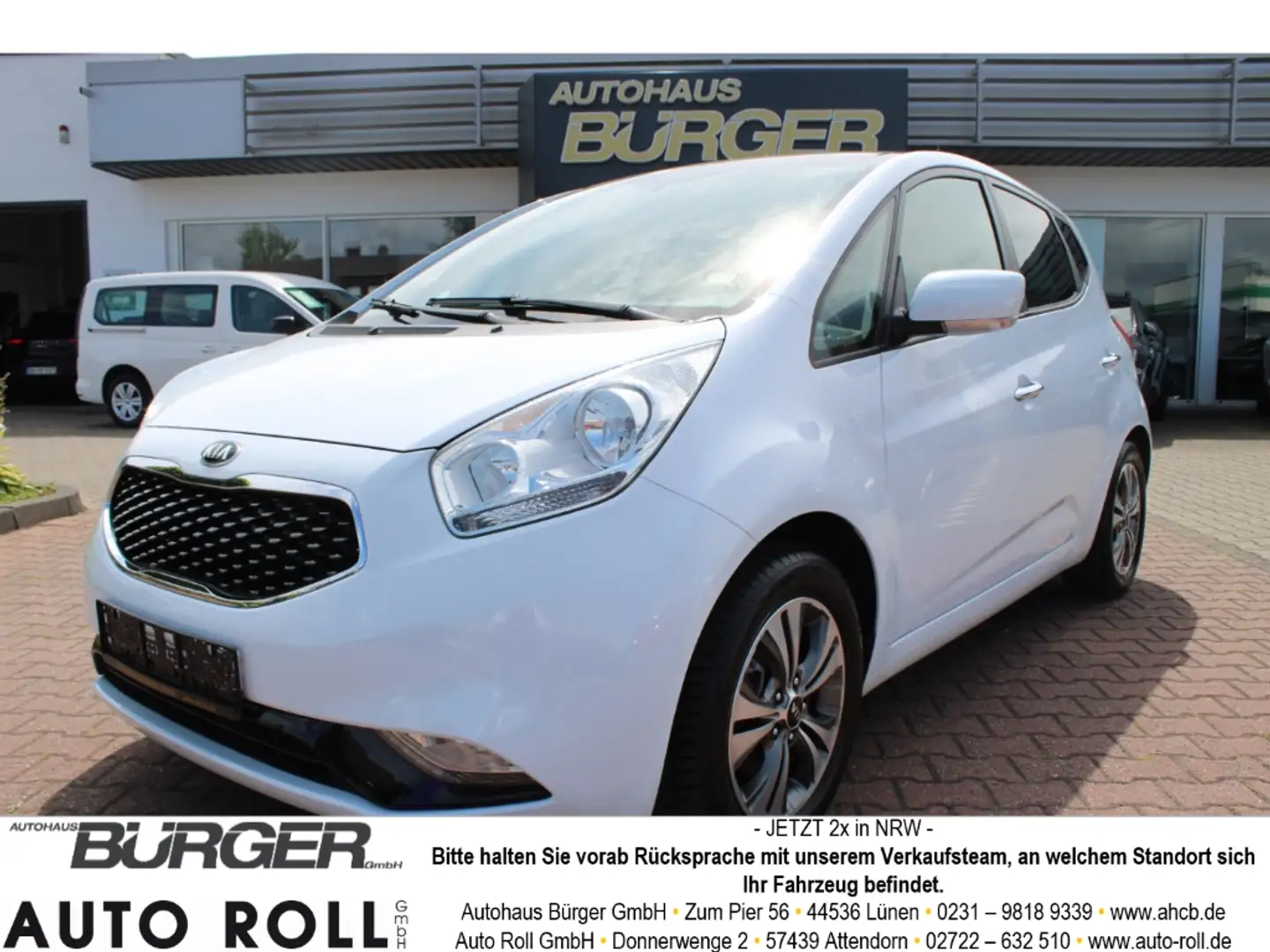 Kia Venga Dream Team 1.6 CVVT El. Panodach Kamera Klimaautom Blanc - 2