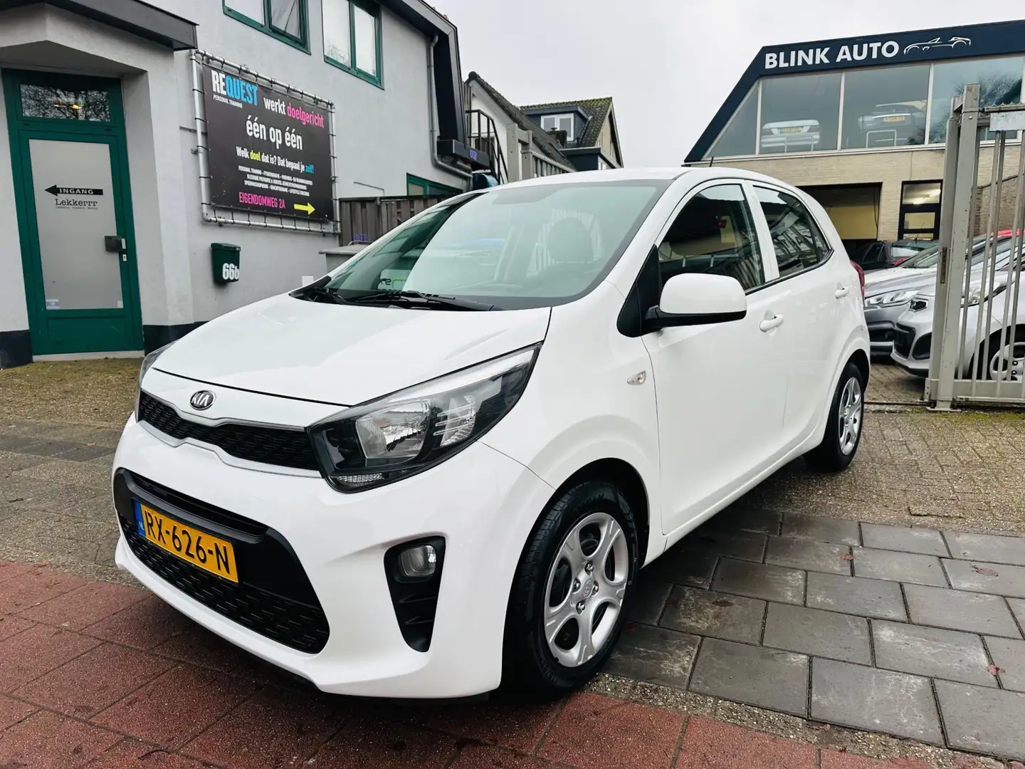 Kia Picanto 1.0 CVVT EconomyPlusLine Airco/apk/Garantie Blanc - 1
