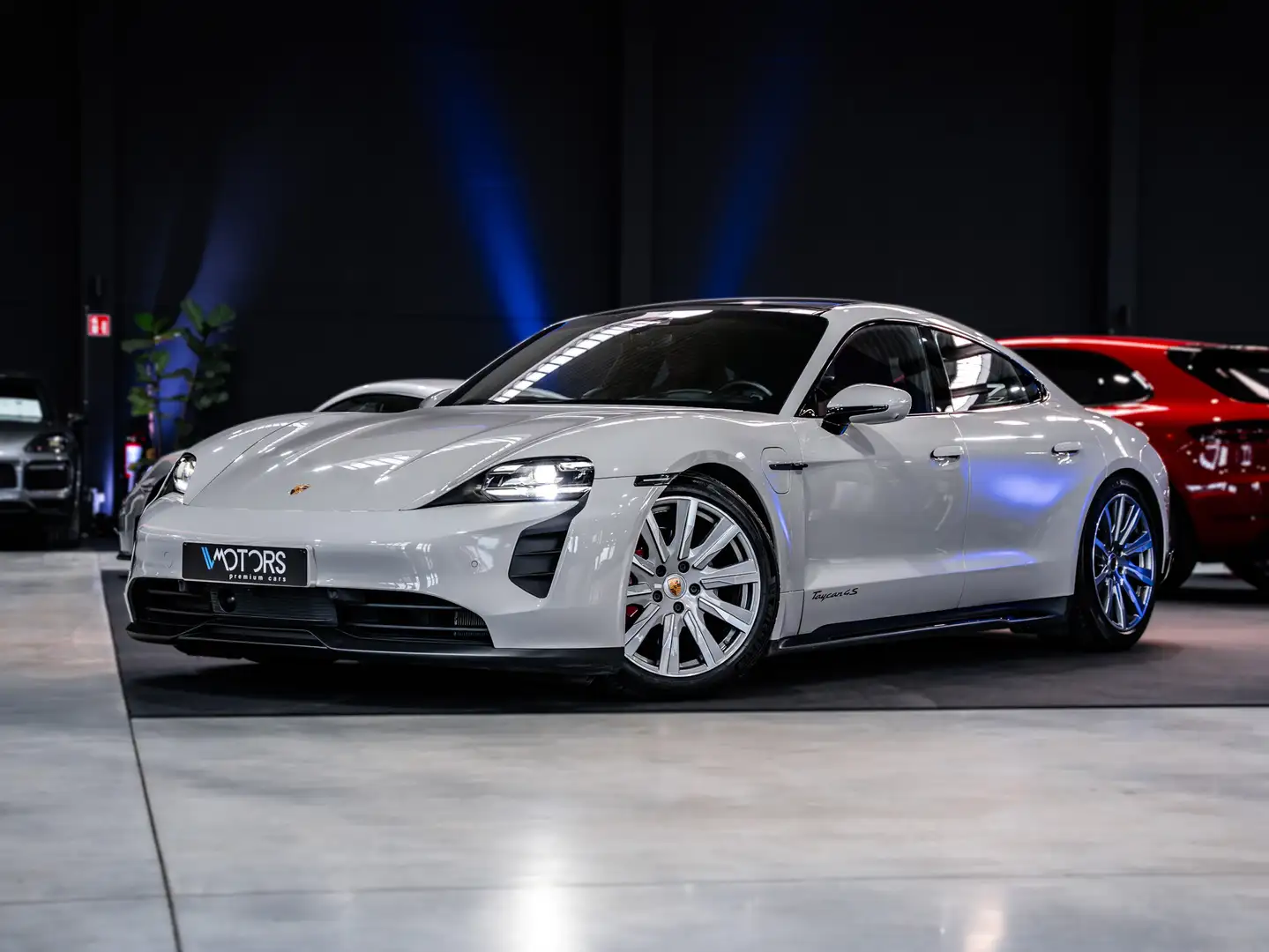 Porsche Taycan 4S - 93.4 kWh - PID - Pano - HUD - 360° - Crayon Grau - 1