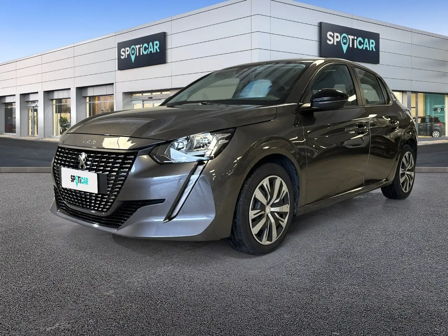 Peugeot 208 Active Pack PureTech 75 S/S Gris - 1