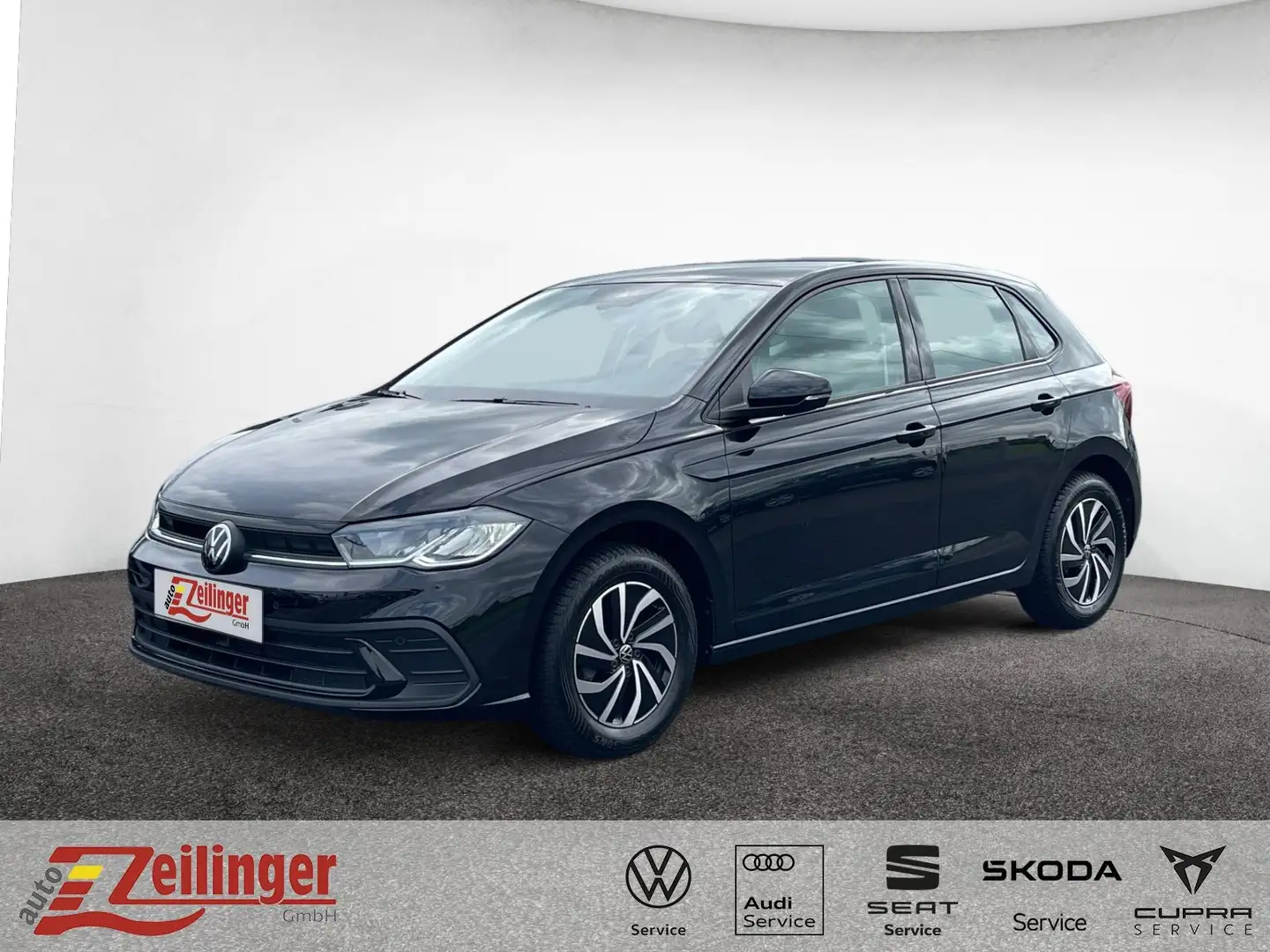 Volkswagen Polo Life TSI|15"ESSEX|ACC|CLIMATRONIC|SITZHZ| Schwarz - 1