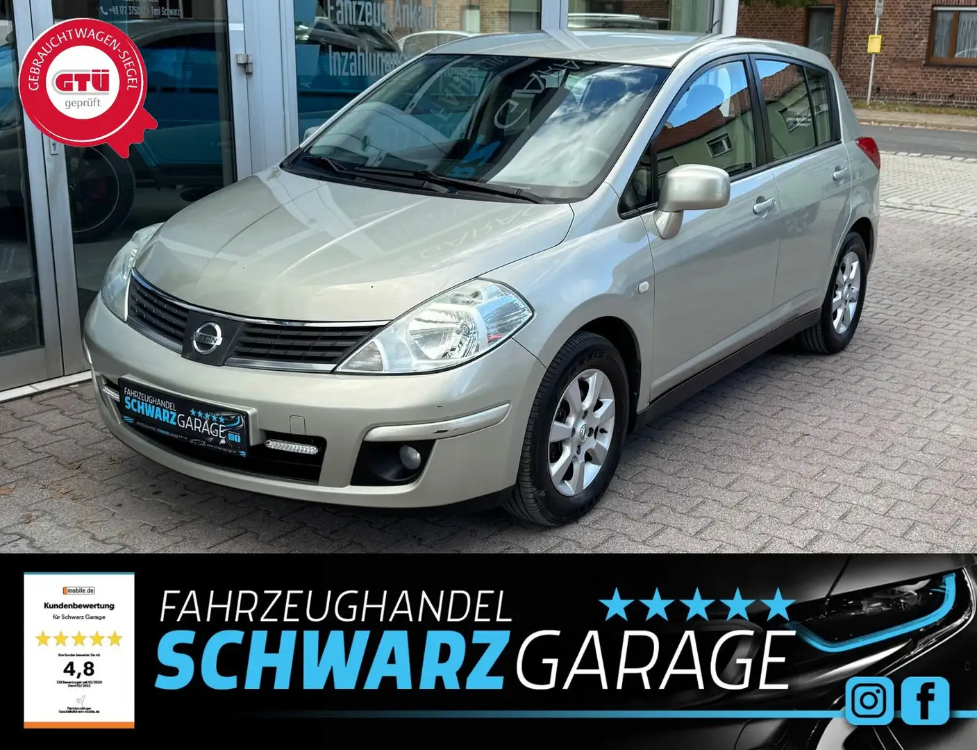 Nissan Tiida Acenta*KLIMA*SHZ* Argento - 1