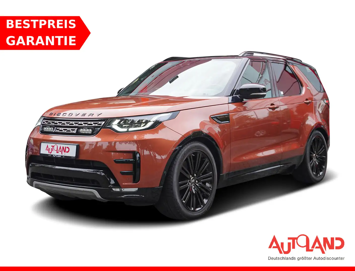 Land Rover Discovery 5 3.0 SDV6 7-Sitzer LED Pano Standheizun Orange - 1