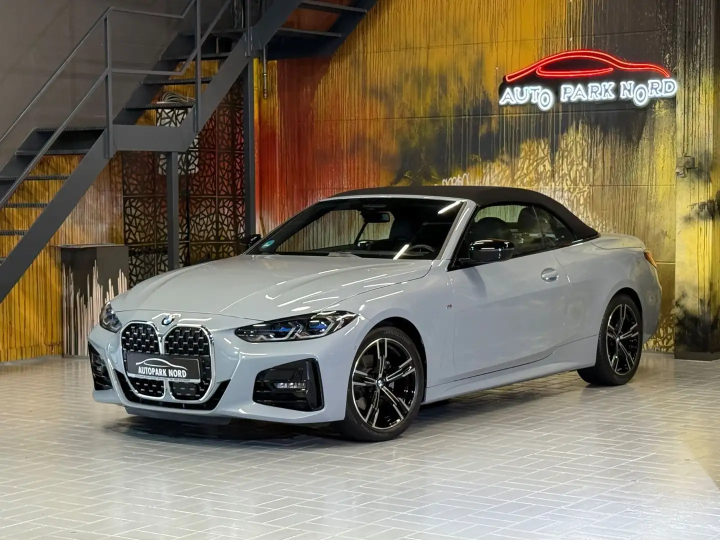 BMW 420 i Cabrio M Sport Aut. LASER~HEADUP~ACC~360° Gris - 1