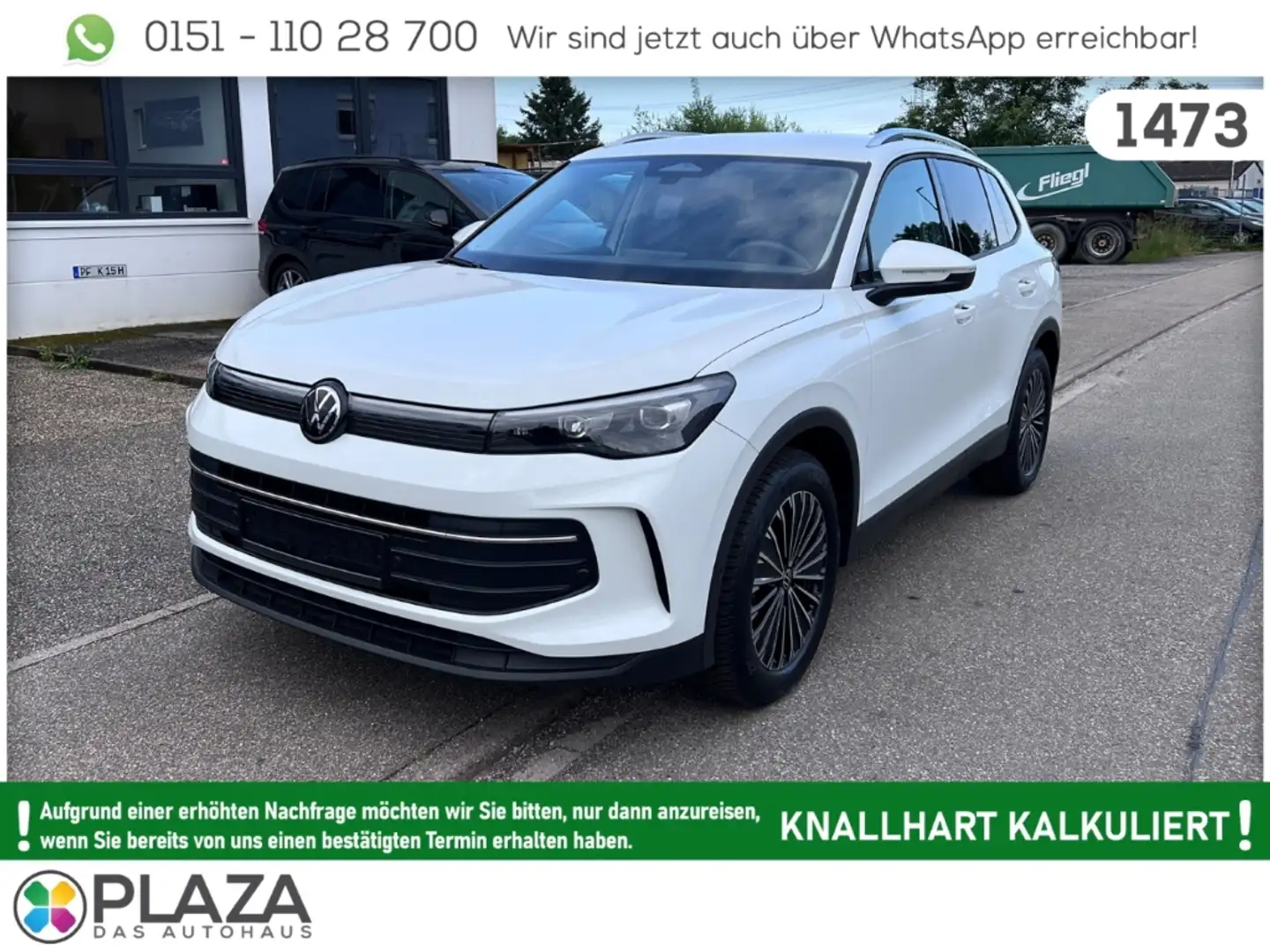 Volkswagen Tiguan 1.5eTSI DSG Life ACC AHK LED NAVI RFK Weiß - 1