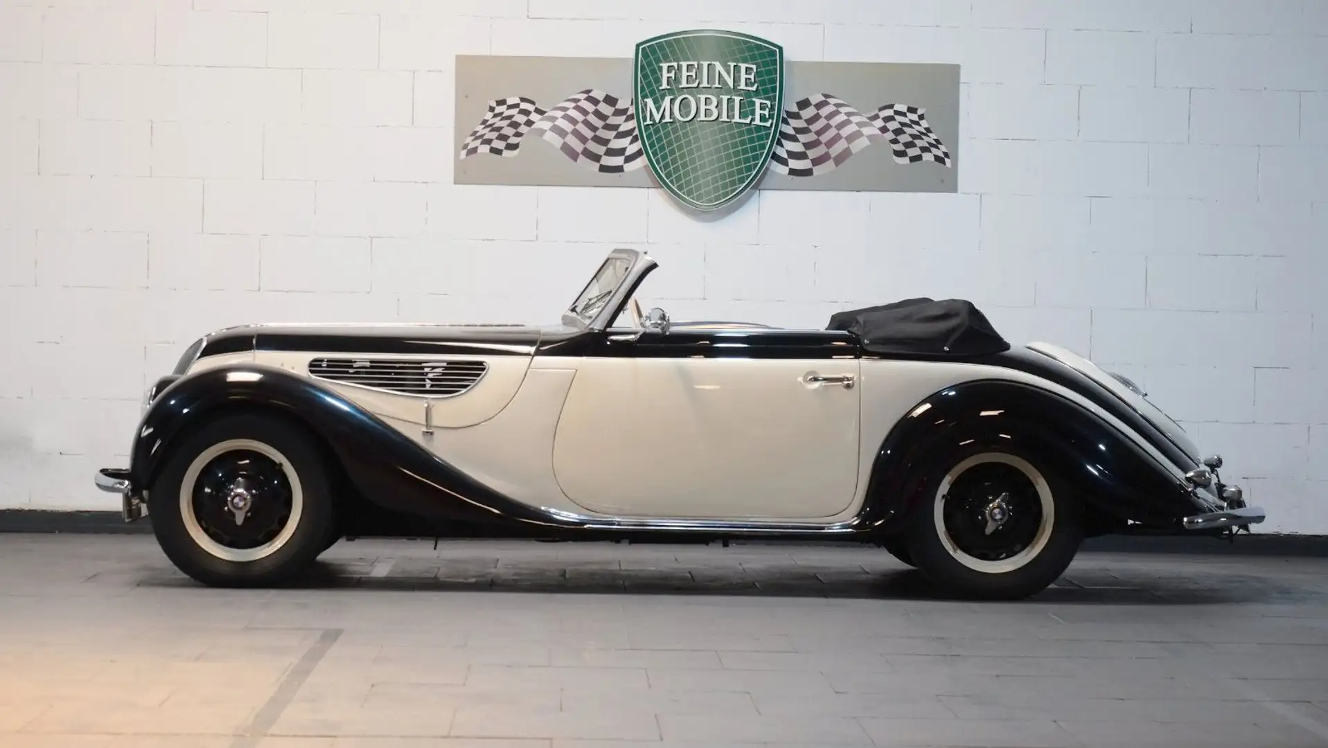 BMW 327 Cabrio mit Mehrleistung & Overdrive-Getriebe Negru - 2