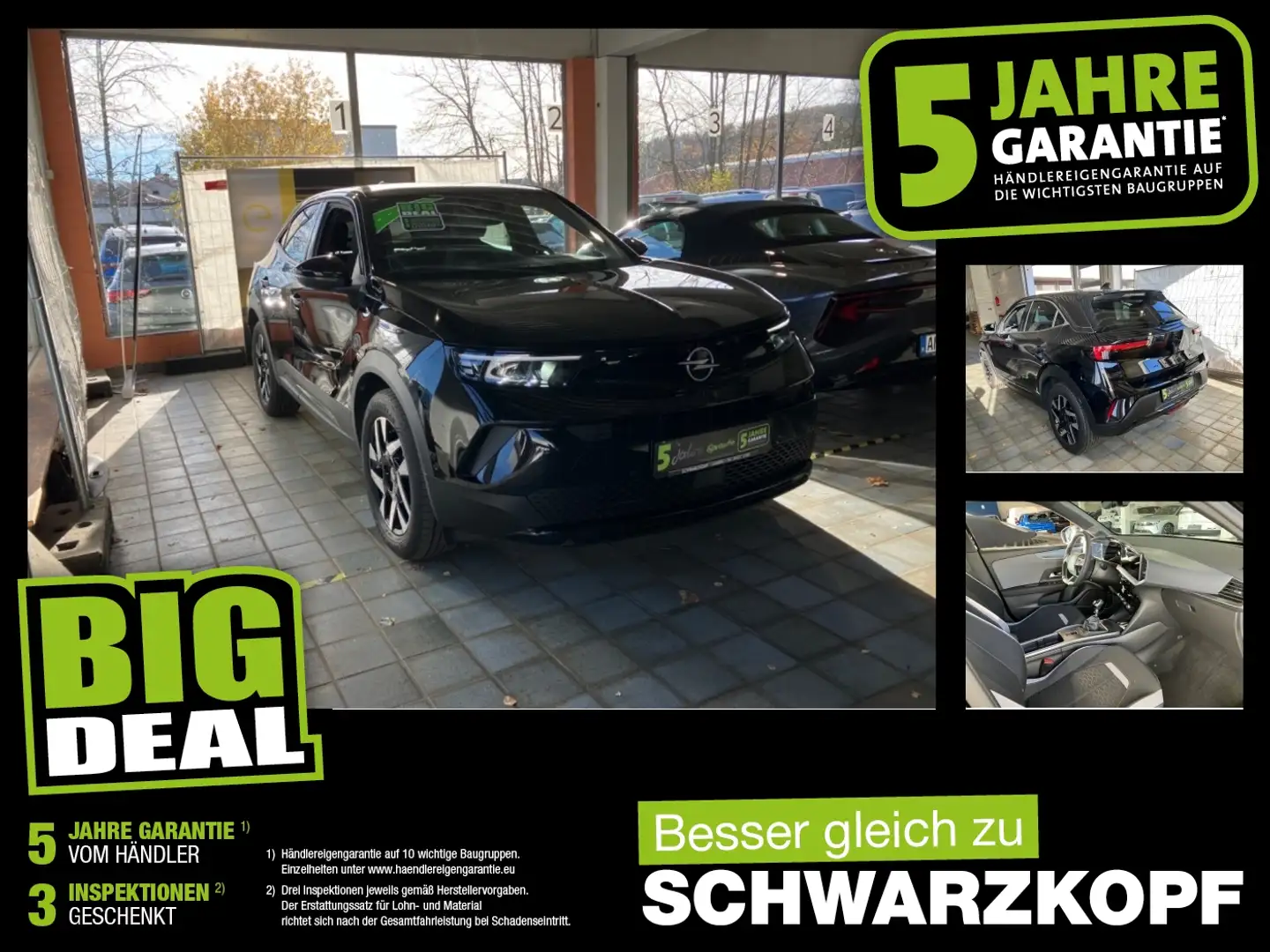 Opel Mokka 1.2T Fin. ab 2,99% RückfahrK,WirelessCharg. Schwarz - 1