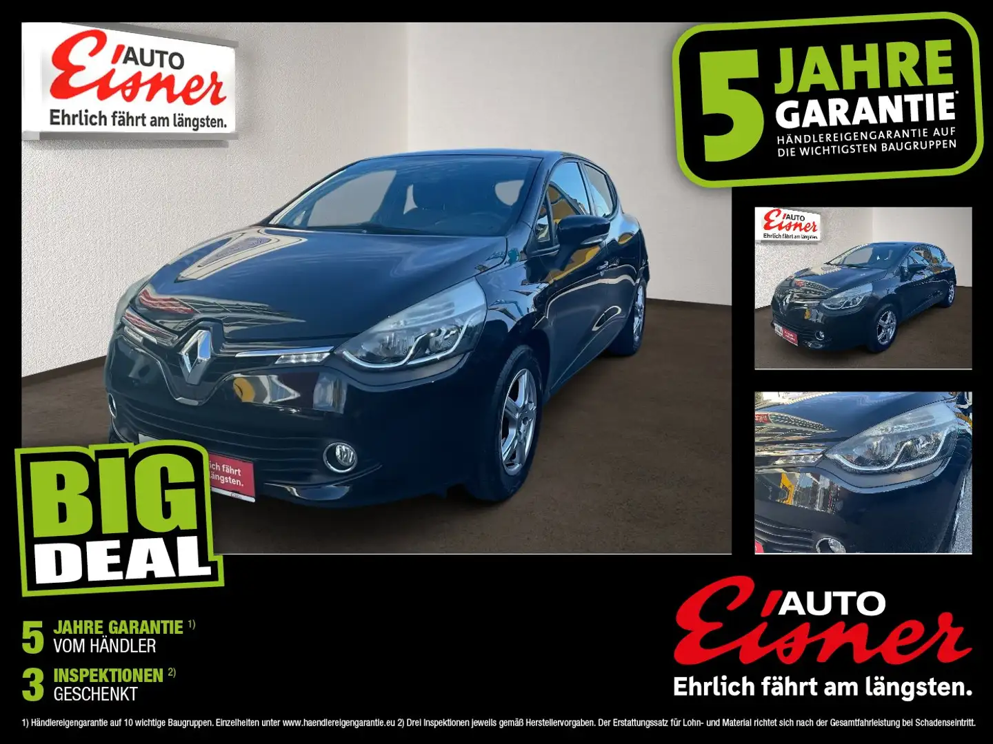 Renault Clio IV 0.9 TCe 90 ENERGY Expression Navi Schwarz - 1