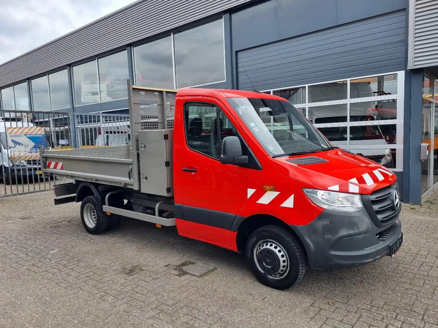 Mercedes-Benz Sprinter 514 CDI Kipper Euro 6 GVW 3500 KG Full steel 3 Rood - 2