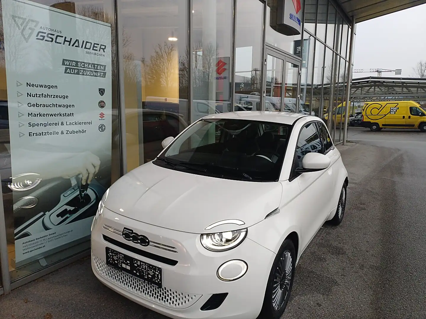 Fiat 500 Hatchback Hybrid Torino Weiß - 1