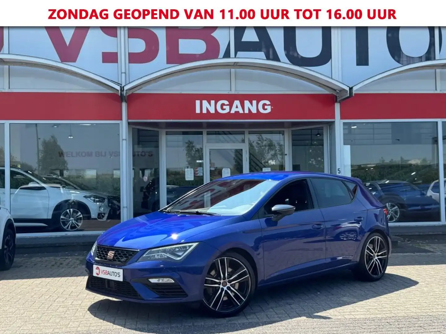 SEAT Leon 2.0 TSI CUPRA AUT. 290PK NAVI CAMERA CARPLAY DIGIT Bleu - 1