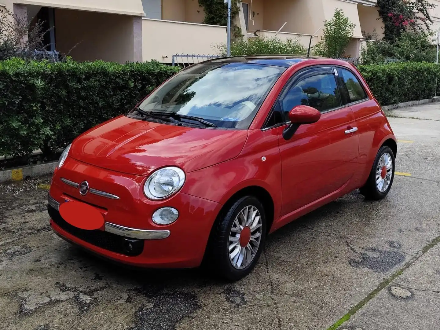 Fiat 500 500 III 1.3 mjt 16v Lounge 95cv my14 Rosso - 1