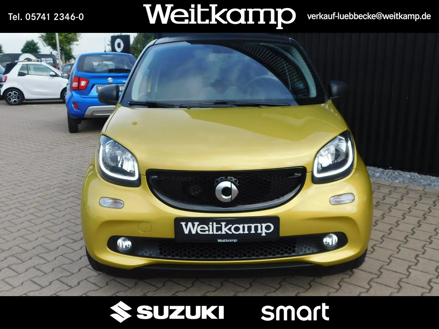 smart forFour forfour 52kW Automatik Passion Navi/Kamera/Faltdach Gelb - 2