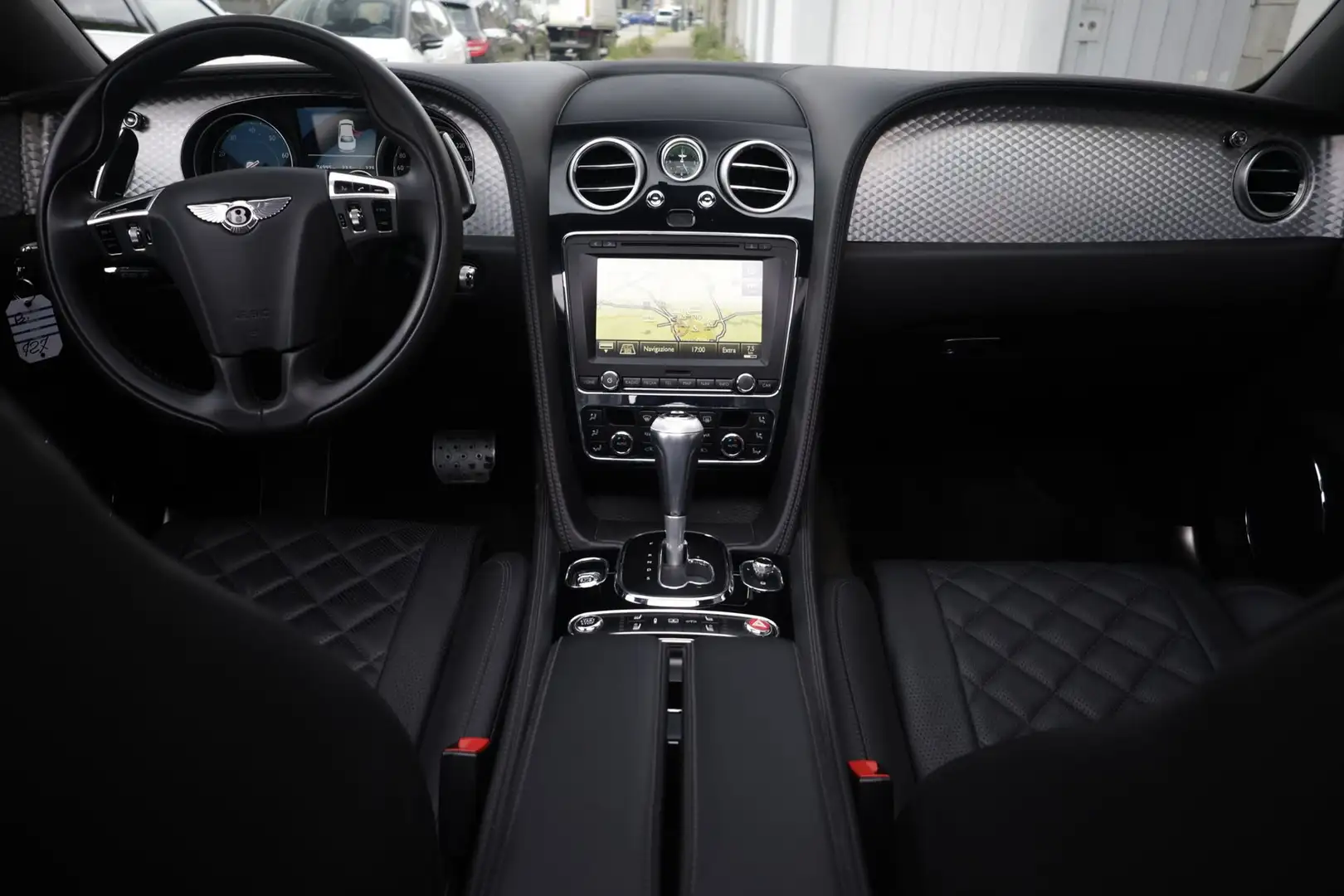 Bentley Flying Spur V8 S Tetto NETTO EXPORT Unicoproprietario Siyah - 2