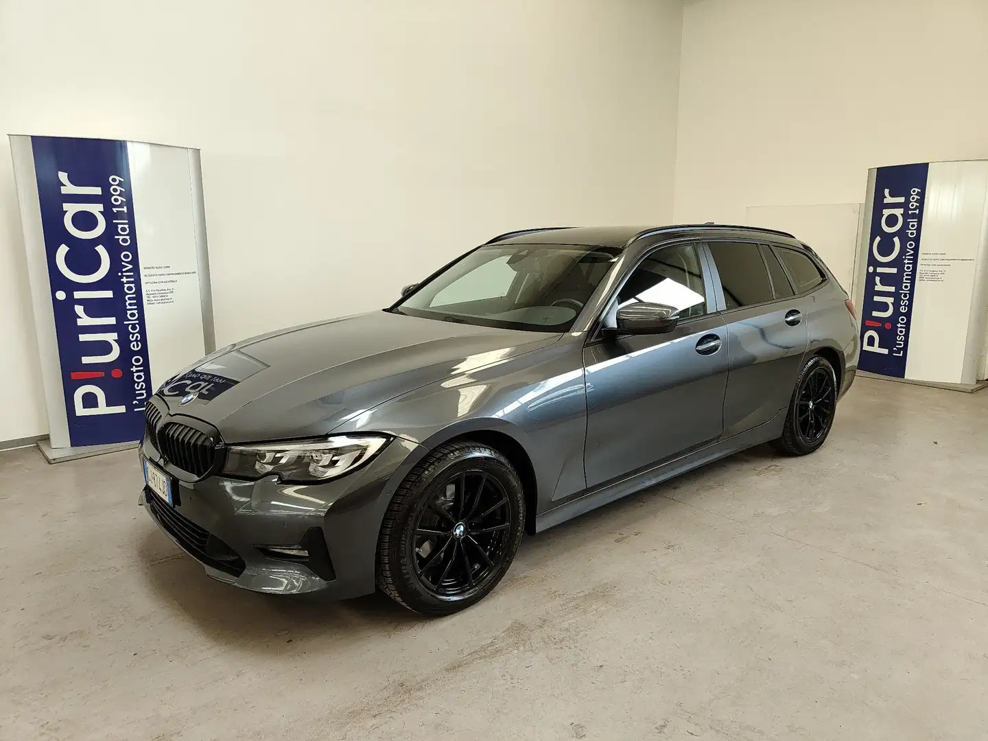 BMW 320 d 48V xDrive Touring auto Navi Cruise Sed.Sporti Grau - 1