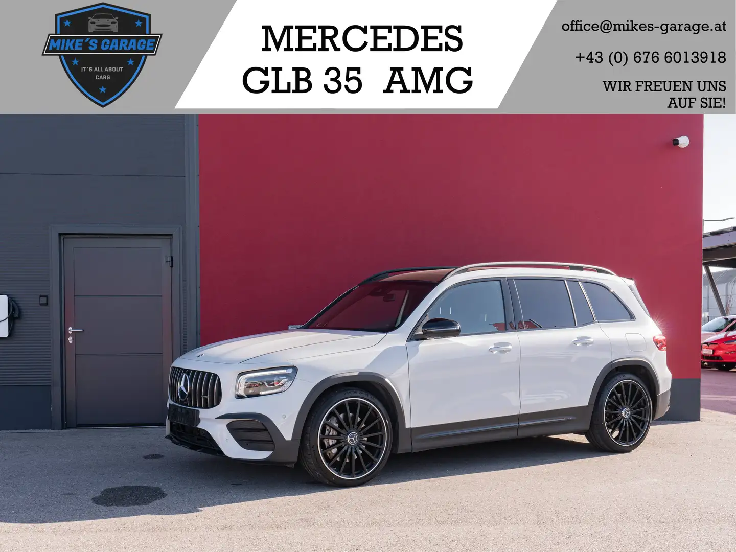 Mercedes-Benz GLB 35 AMG GLB AMG 35 4MATIC *CARBON* *PANORAMA* *360°KAMERA* *MULTIBEAM* *KEYLESS-GO* Weiß - 1