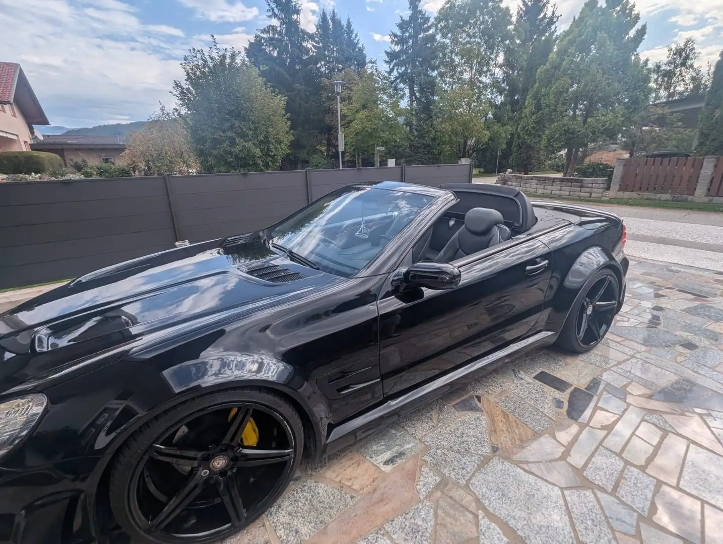 Mercedes-Benz SL 350 Prior Design | deutsches Fahrzeug | Schwarz - 1