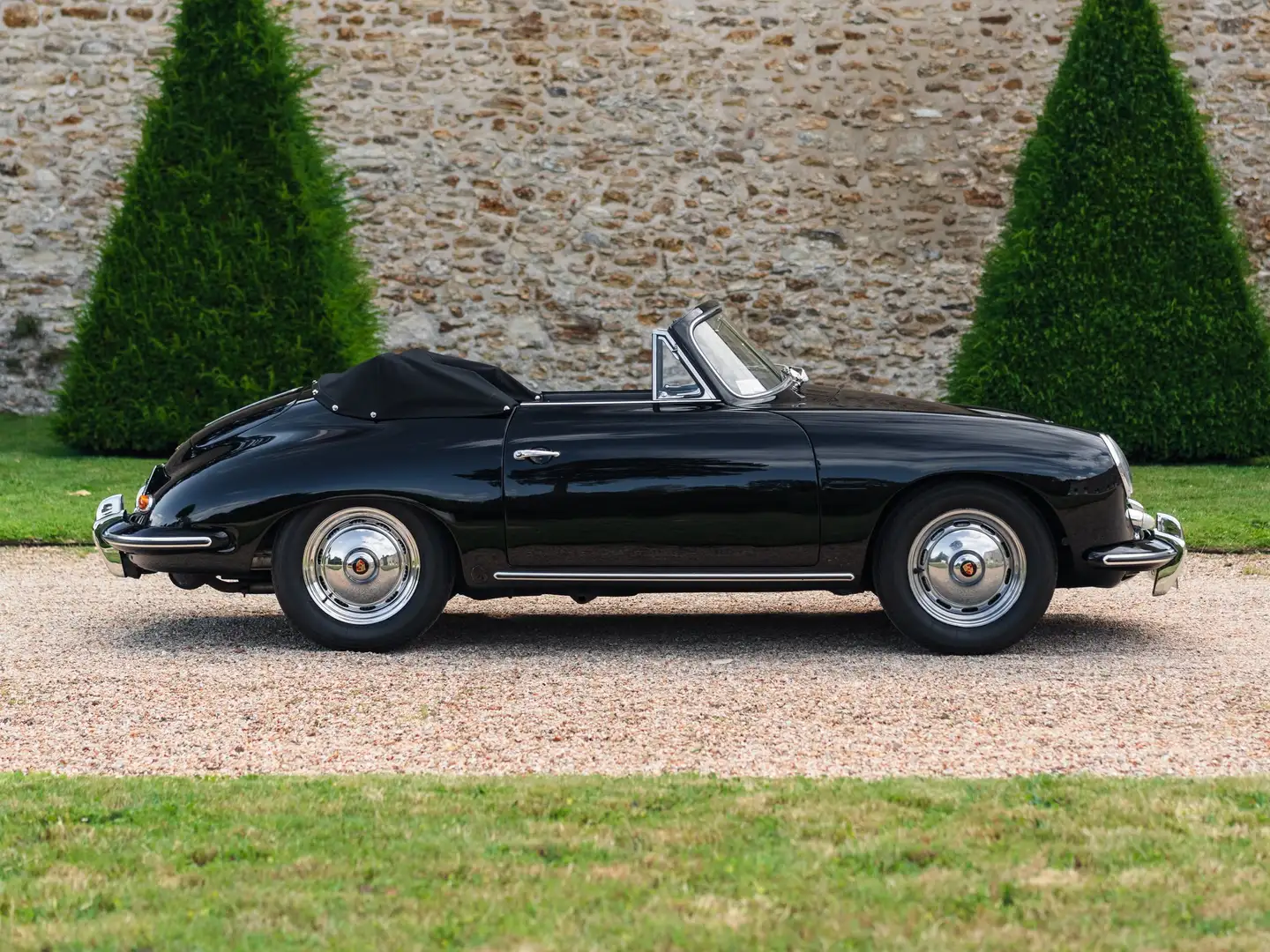 Porsche 356 BT5 1600 S Cabriolet Noir - 2