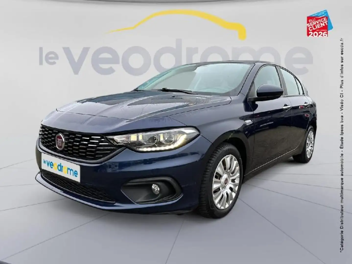 Fiat Tipo 1.4 95ch Pop MY19 5p Bleu - 1