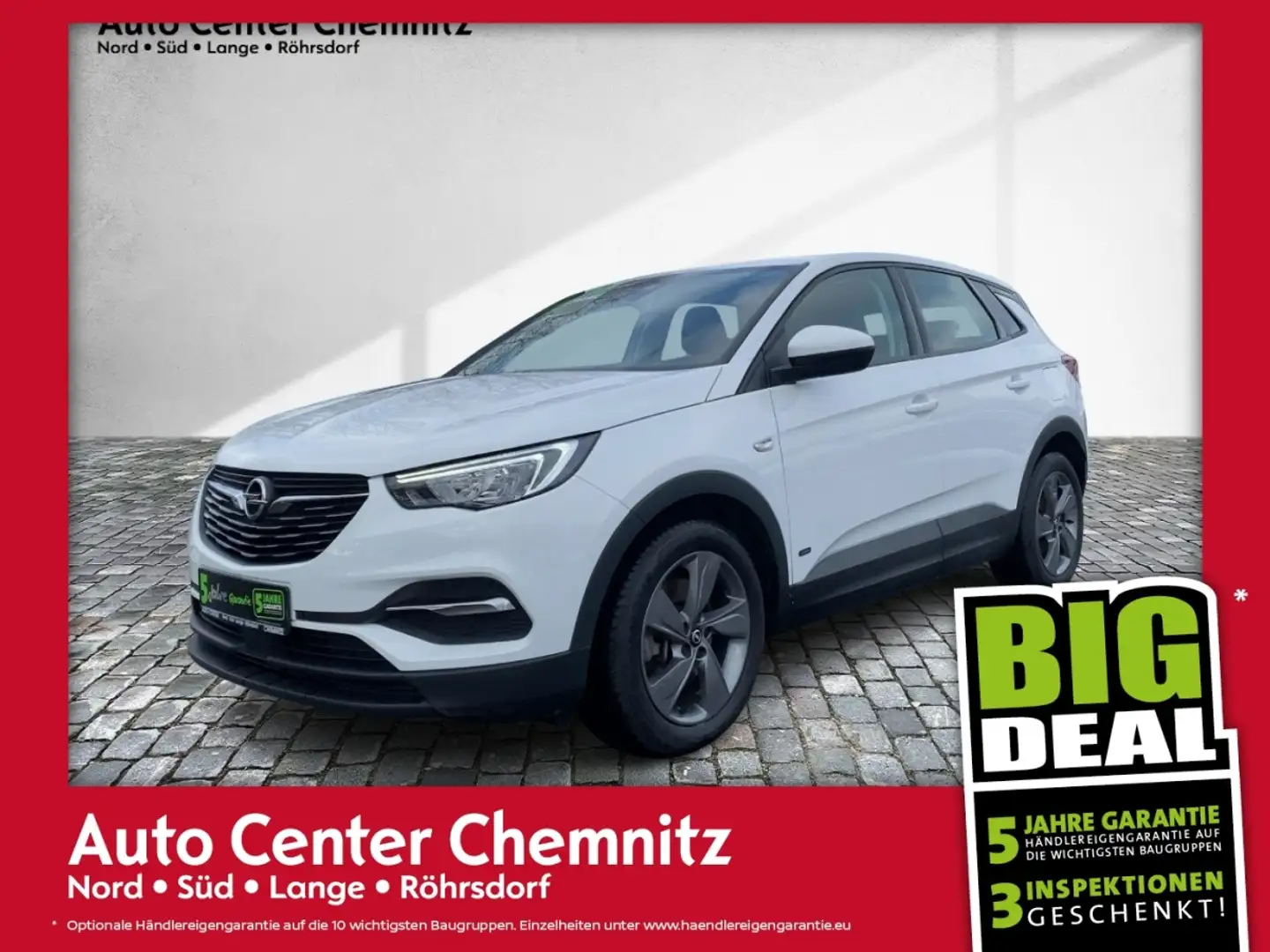 Opel Grandland 1.6 AT8 Hybrid Edition LED/Navi/Kamera Bílá - 1