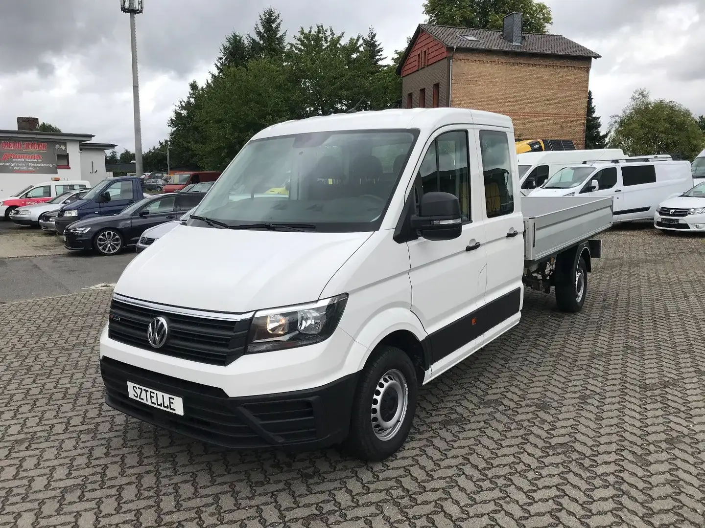 Volkswagen Crafter 2.0 TDI Pritsche 35 DOKA lang 4MOTION Blanc - 1