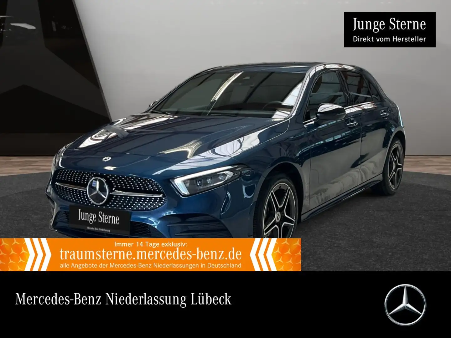 Mercedes-Benz A 250 e AMG+NIGHT+AHK+KAMERA+8G Blau - 1