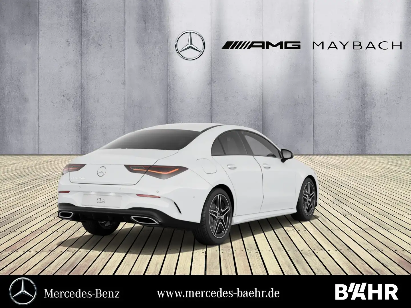 Mercedes-Benz CLA 250 CLA 250 e Coupé AMG+Night/MBUX/LED/Burmester/18" Weiß - 2