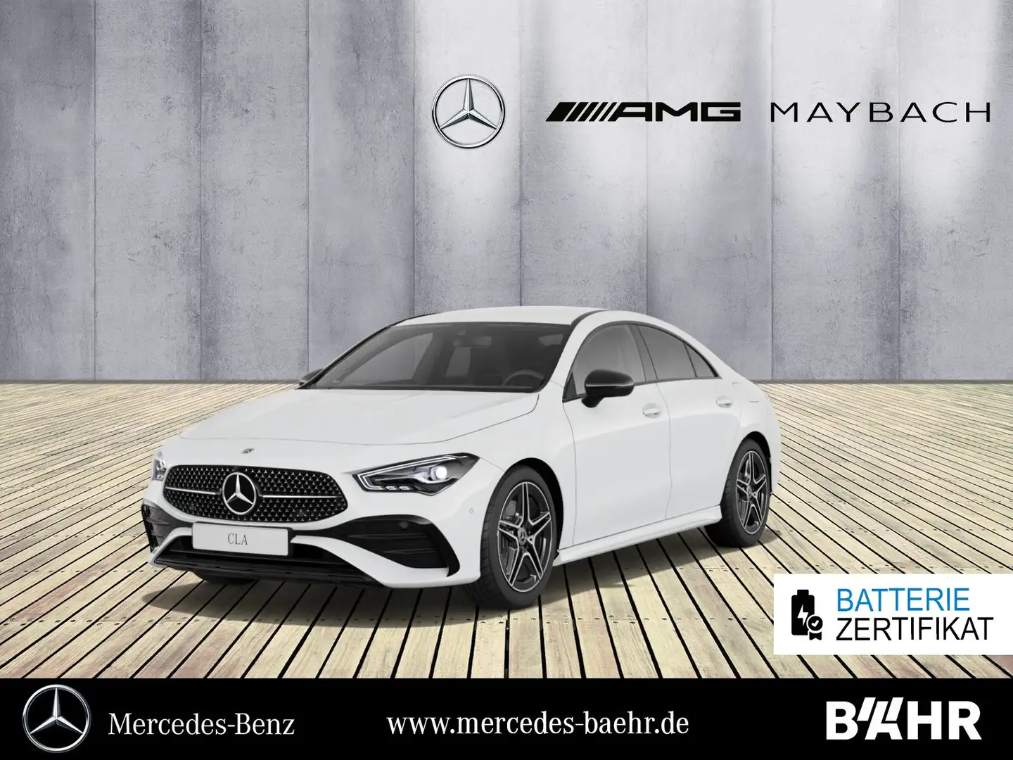 Mercedes-Benz CLA 250 CLA 250 e Coupé AMG+Night/MBUX/LED/Burmester/18" Weiß - 1