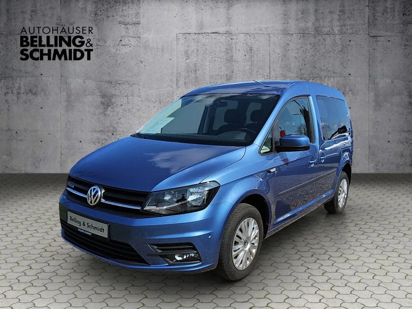 Volkswagen Caddy Trendline 1.4 TGI AHK PDC SHZ Klima Blau - 1