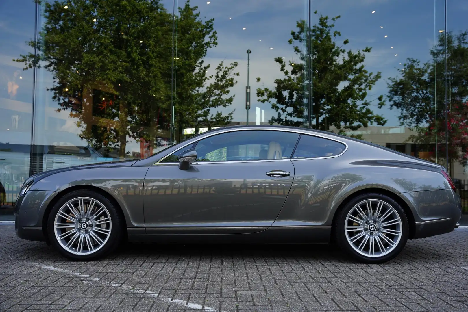 Bentley Continental GT 6.0 W12 Speed Mulliner Beige Leder Full Serviced Gris - 2