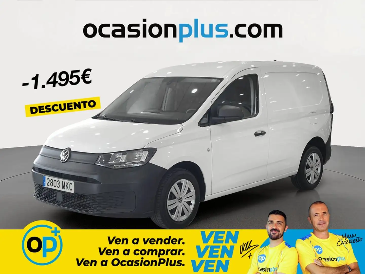 Volkswagen Caddy Cargo Furgón 2.0TDI 55kW Blanco - 1