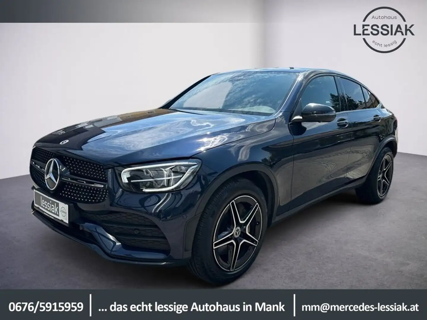 Mercedes-Benz GLC 220 d 4M Coupe | AMG | 360°| Night | AHV usw. Blu/Azzurro - 1