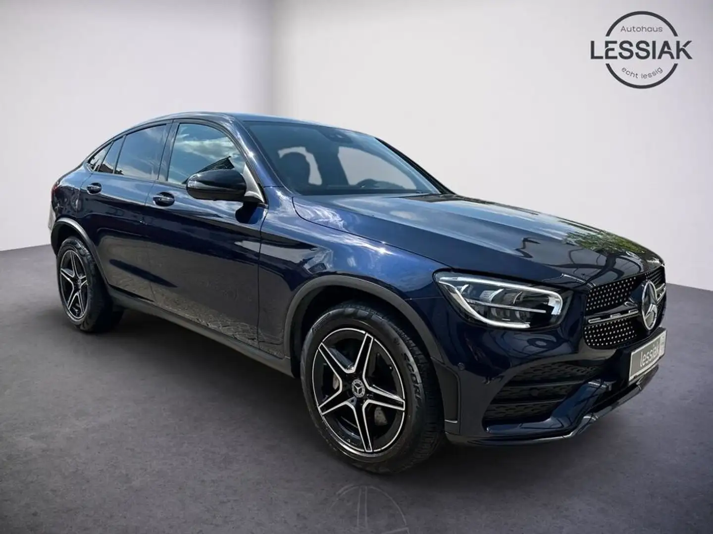 Mercedes-Benz GLC 220 d 4M Coupe | AMG | 360°| Night | AHV usw. Bleu - 2