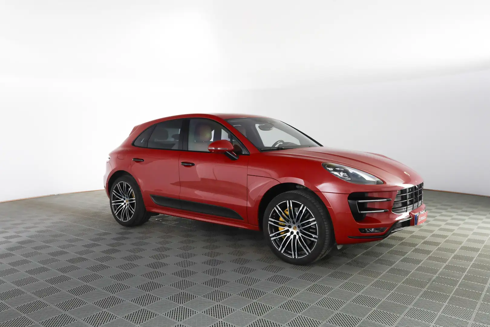 Porsche Macan 3.6 Turbo Performance TETTO PANORAMICO APRIBILE Roşu - 2