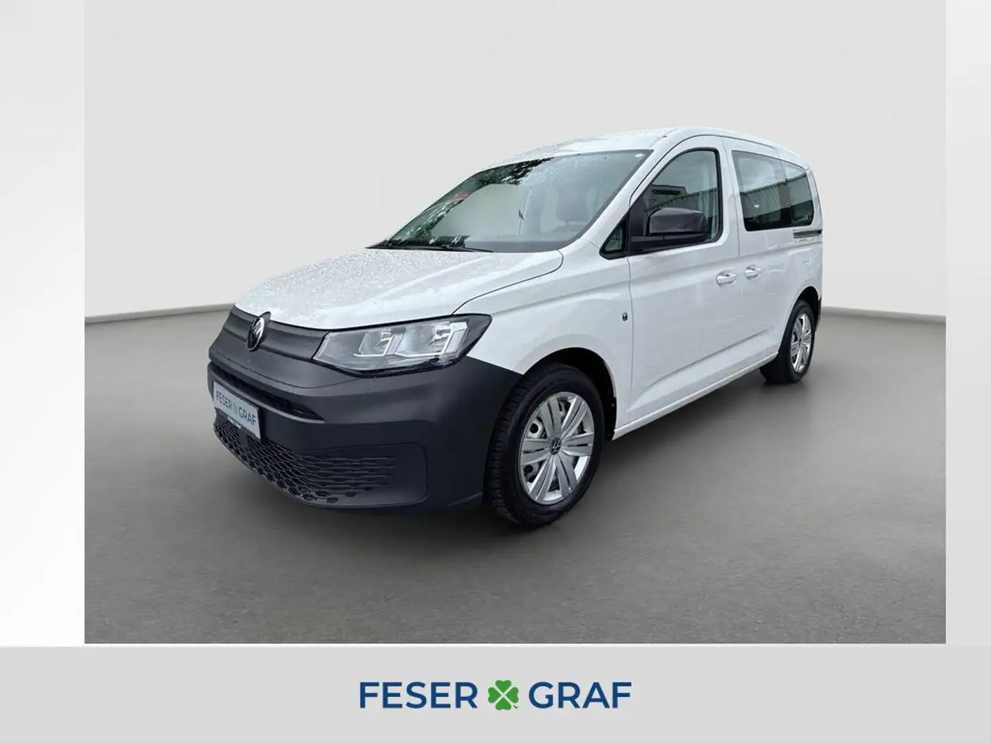 Volkswagen Caddy KR Navi Klimaanlage DAB+ Tempomat 5-Sitzer Weiß - 1