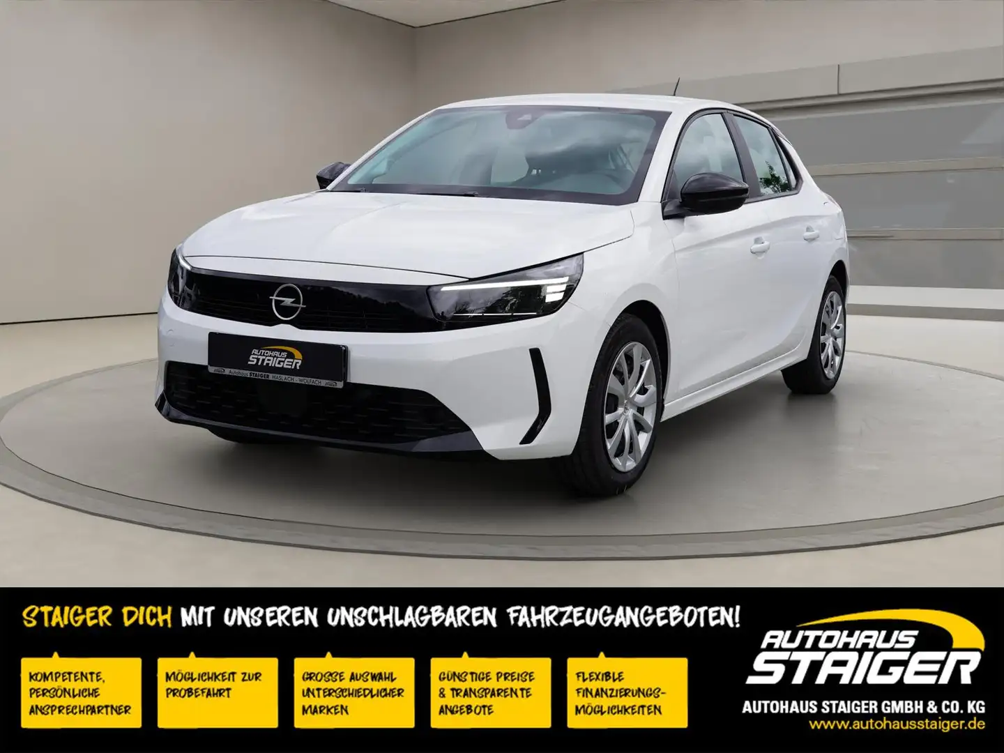Opel Corsa Edition1.2+Parkpilot+Sitzheizung+ Blanc - 1