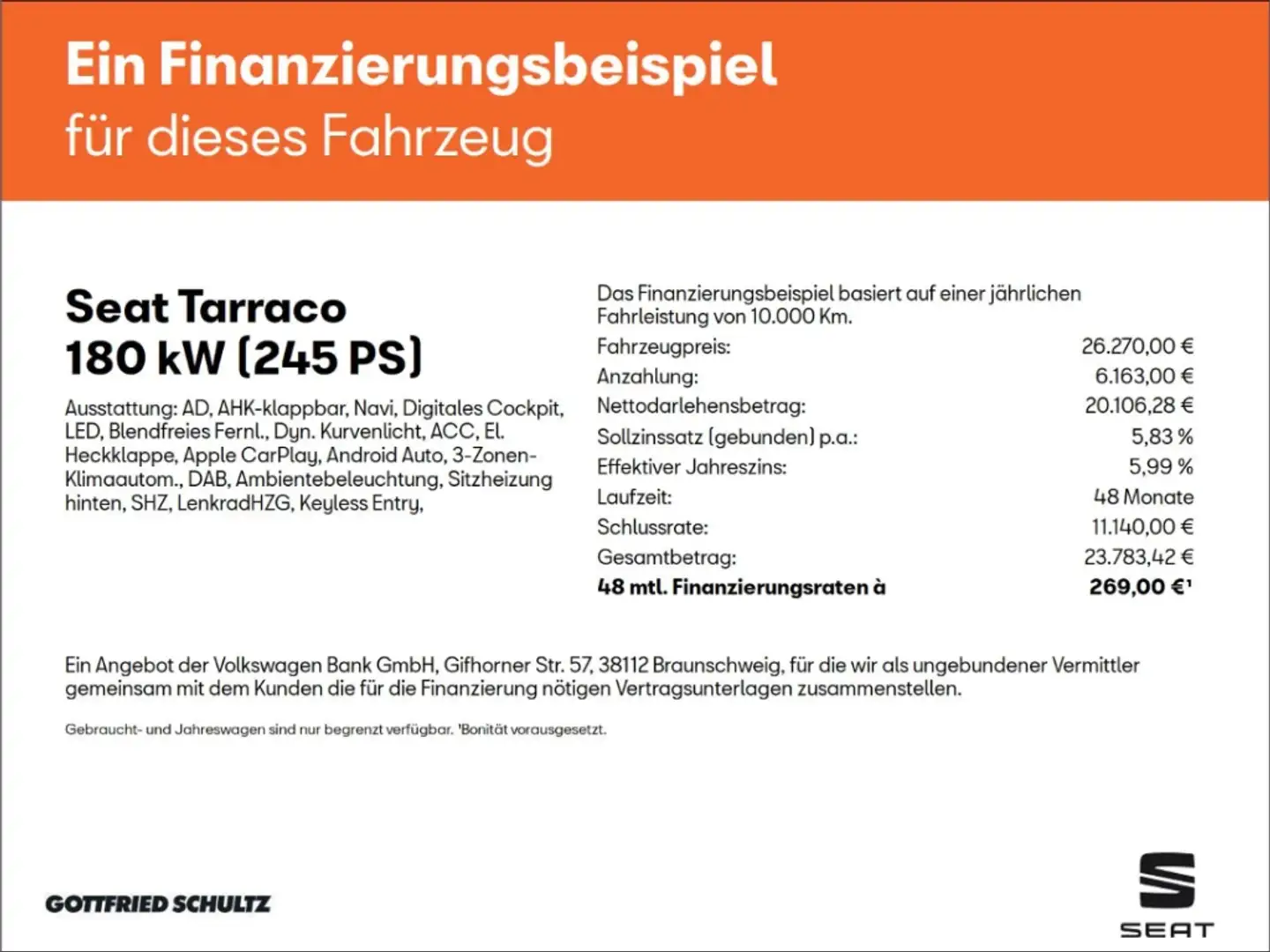 SEAT Tarraco 1.4 e-HYBRID DSG AHK NAVI KAMERA DCC Grau - 2