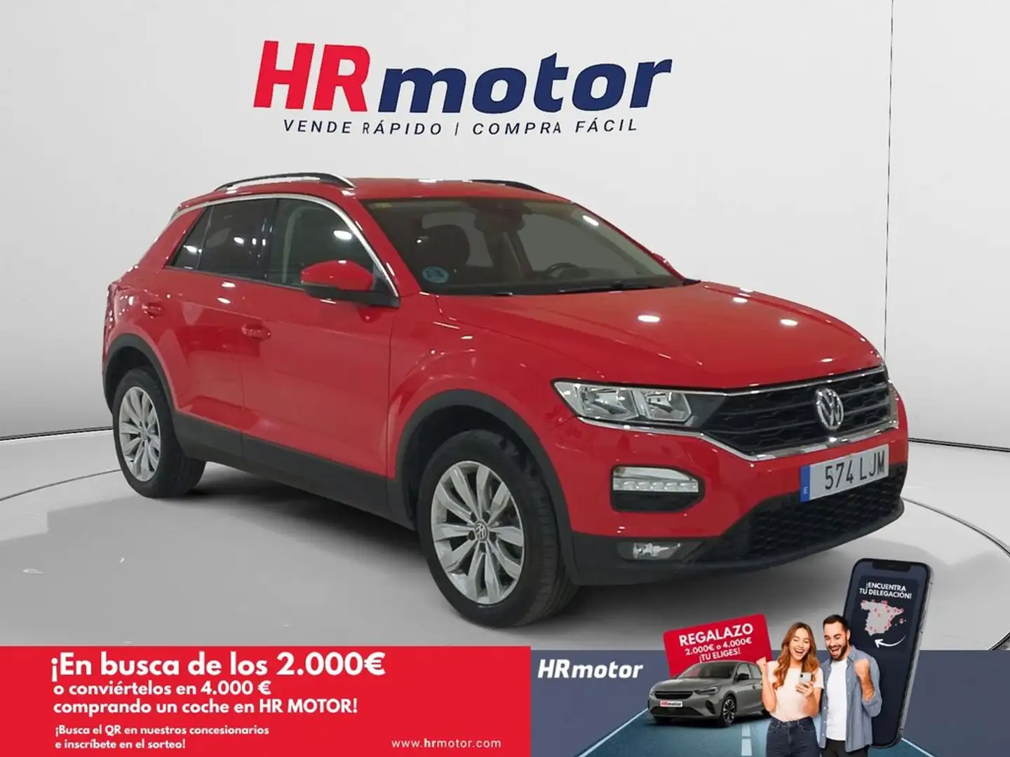 Volkswagen T-Roc Advance Rojo - 1