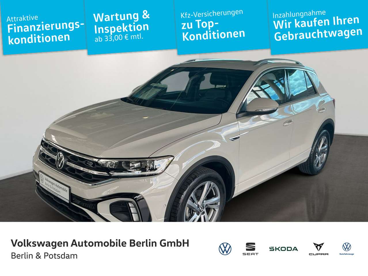 Volkswagen T-Roc 2024 — 1.0 TSI R-Line Kamera PDC APP LED