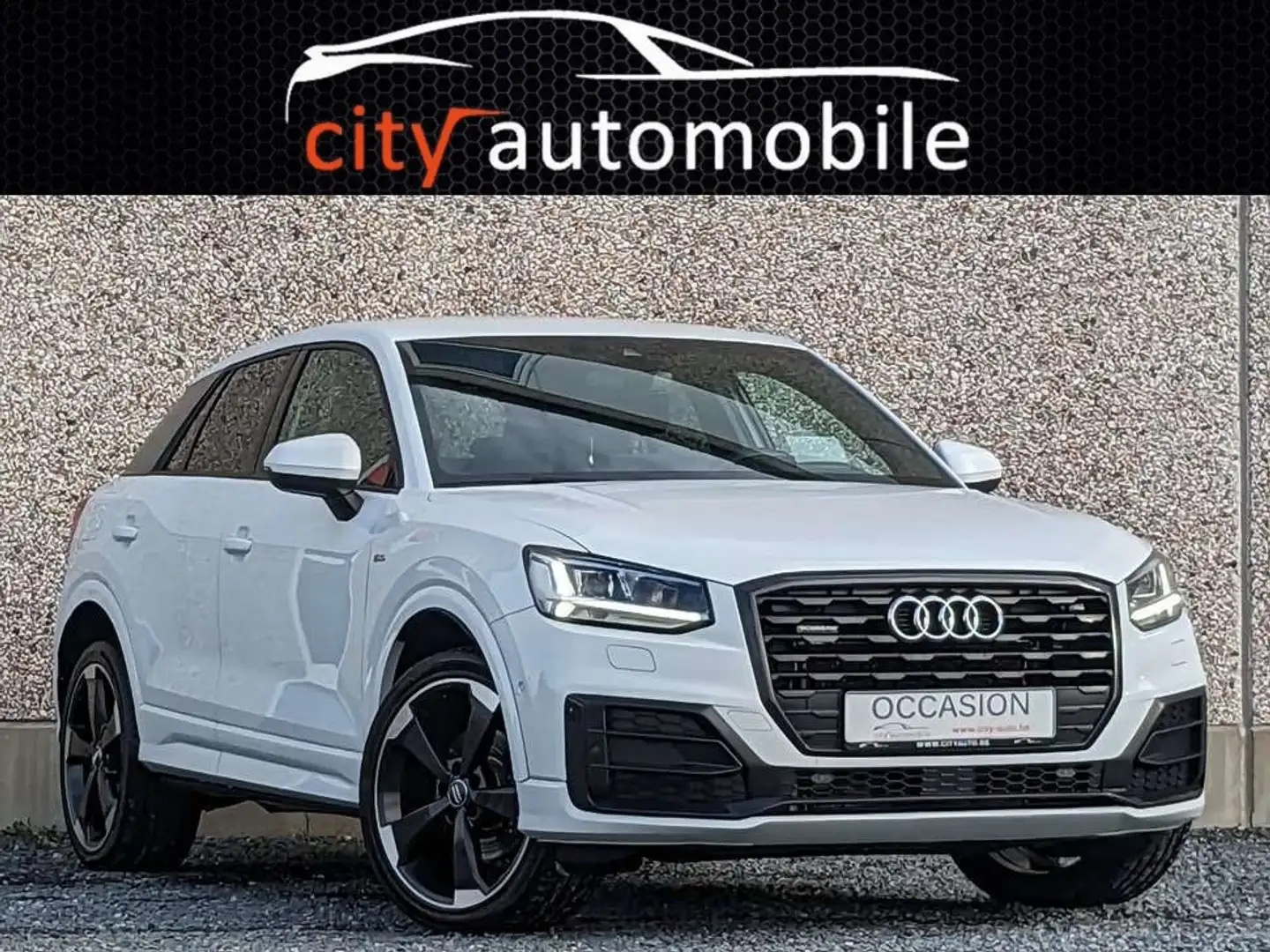 Audi Q2 2.0 TDi Quattro Sport S tronic S-LINE CARPLAY CAME Blanc - 1