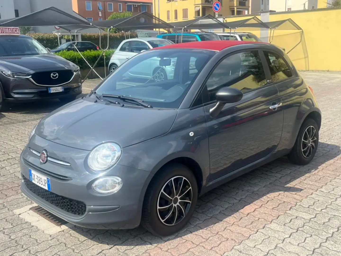 Fiat 500 C 1.0 Hybrid Cult CABRIO Grigio - 1