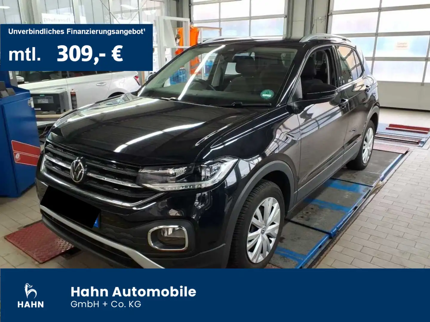 Volkswagen T-Cross 1.0TSI DSG Style AHK Navi ACC Climatr Schwarz - 1