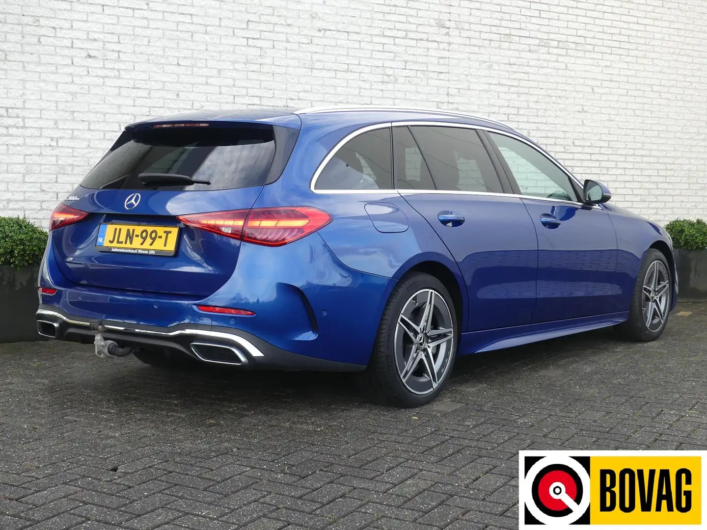 Mercedes-Benz C 300 Estate 300E HYBRID 313PK AMG-LINE CAMERA/TREKHAAK/ Blauw - 2